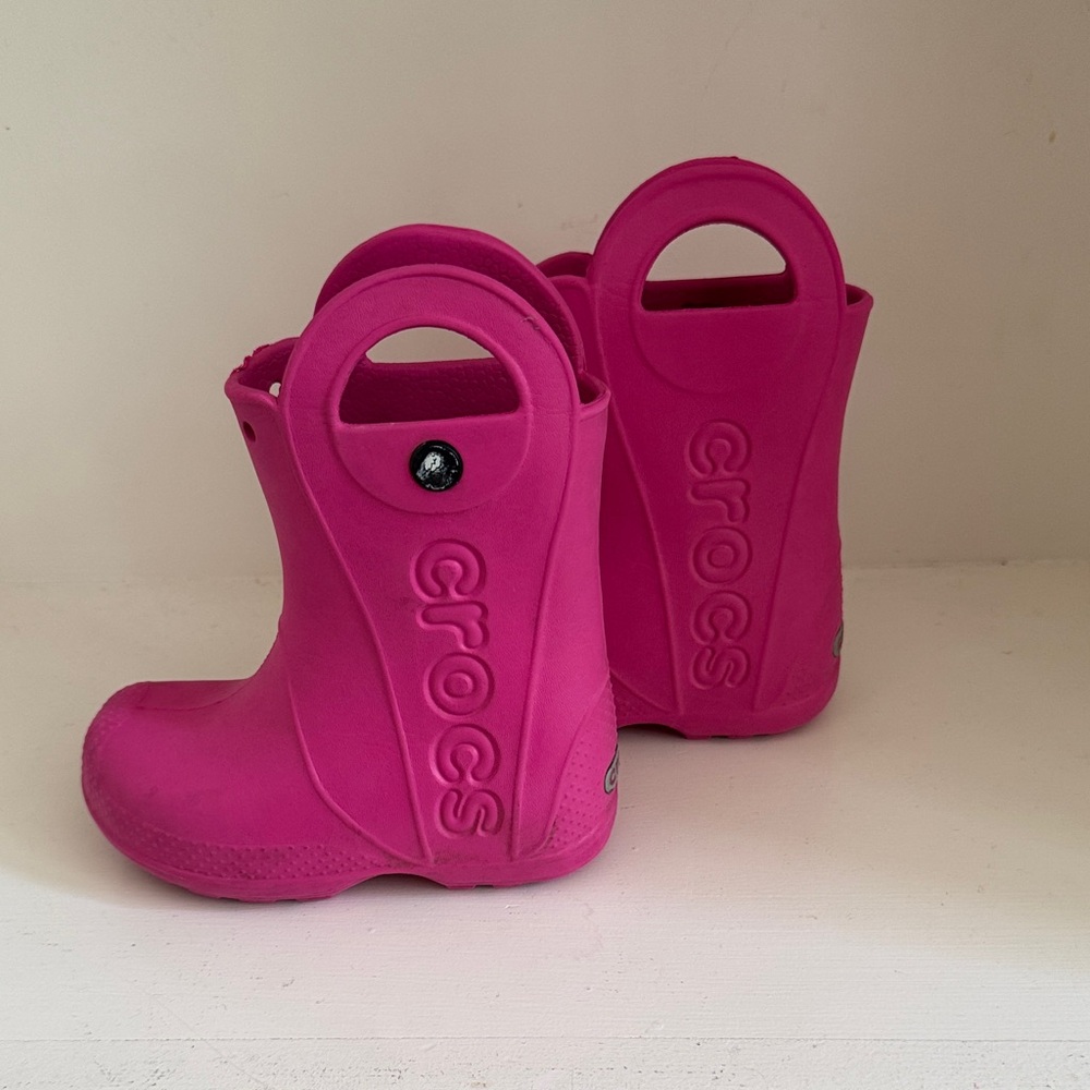 CROCS Fuchsia Kids' Boots